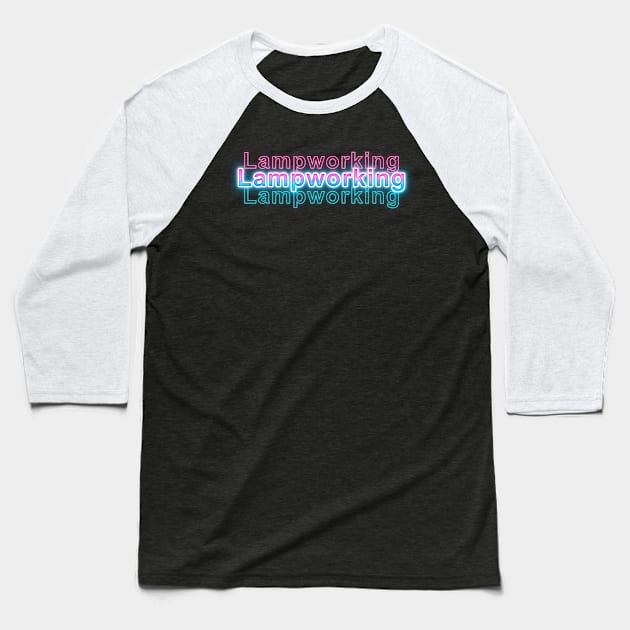 Lampworking Baseball T-Shirt by Sanzida Design